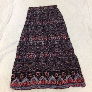 Forever 21 patterned maxi skirt